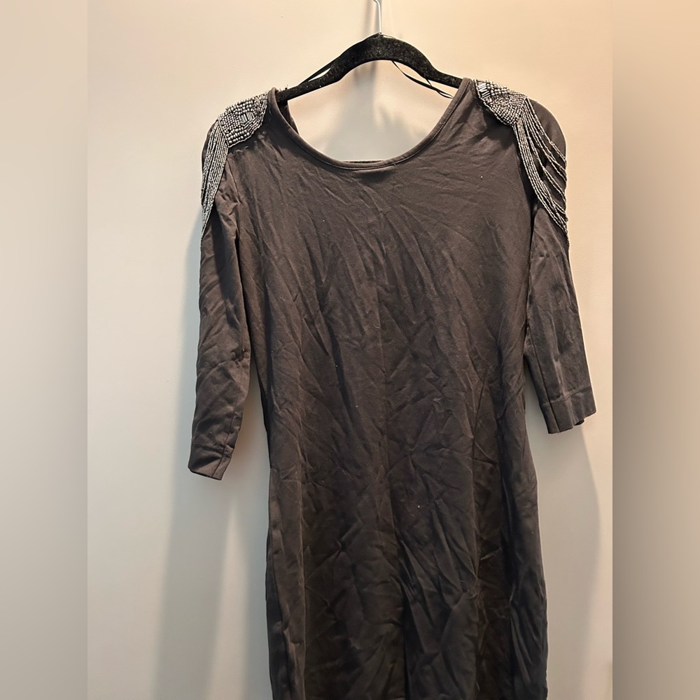 H&M woman’s medium dark gray dress